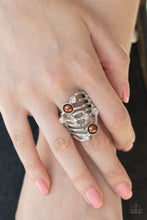 Load image into Gallery viewer, Paparazzi ♥ Dancing Diamonds - Brown ♥ Ring

