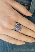 Load image into Gallery viewer, Tangy Texture Paparazzi Ring - Purple
