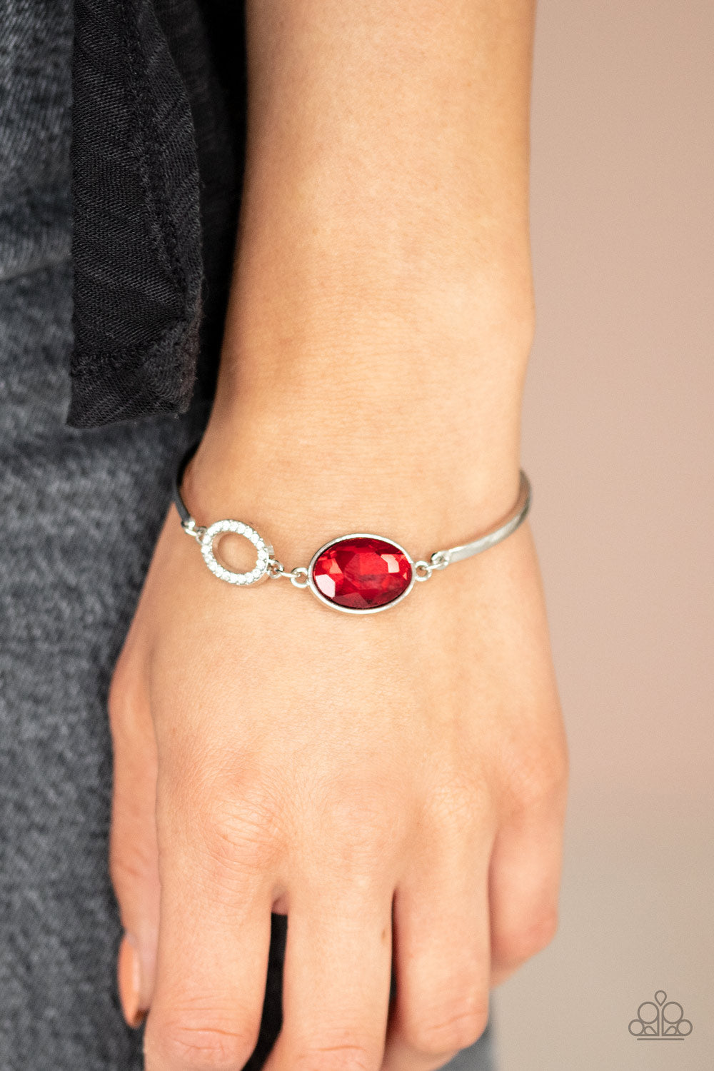 Glamorous Glow Paparazzi Bracelet  - Red