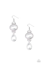 Load image into Gallery viewer, Paparazzi ♥ Icy Shimmer - White ♥ Pearl Earrings
