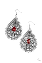 Load image into Gallery viewer, Paparazzi ♥ Eden Glow - Red ♥ Moonstone Earrings
