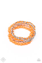 Load image into Gallery viewer, Sugary Sweet Paparazzi Bracelet - Orange - June 2020 Fashion Fix
