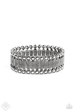 Load image into Gallery viewer, Rustic Rhythm Paparazzi Bracelet  - Silver - August 2020 Fashion Fix
