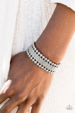 Load image into Gallery viewer, Rustic Rhythm Paparazzi Bracelet  - Silver - August 2020 Fashion Fix
