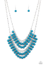 Load image into Gallery viewer, Bubbly Boardwalk Paparazzi Necklace - Blue

