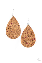 Load image into Gallery viewer, CORK It Over Paparazzi Earring - Pink

