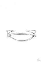 Load image into Gallery viewer, Bending Over Backwards Paparazzi Cuff Bracelet - Silver
