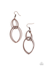 Load image into Gallery viewer, Paparazzi ♥ Endless Echo - Copper ♥ Earrings
