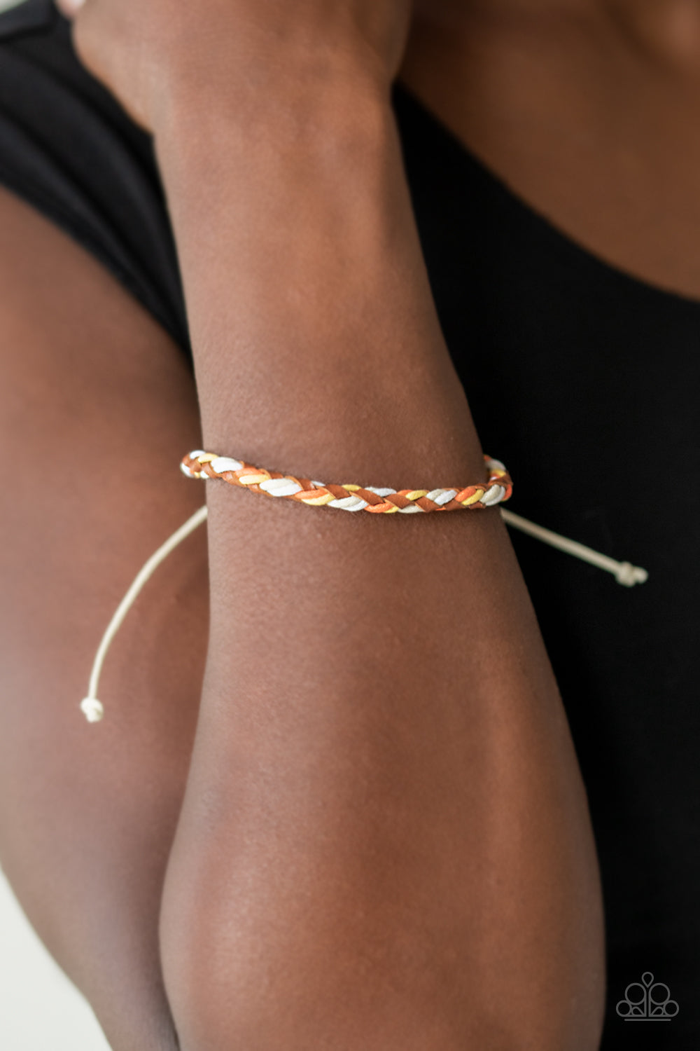 Back In The Saddle Paparazzi Urban Pull Cord Bracelet - Multi
