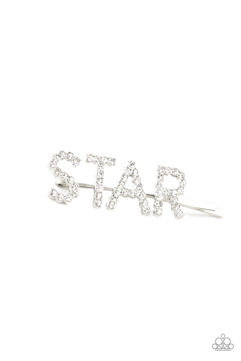 Star In Your Own Show Paparazzi Hair Clip - White