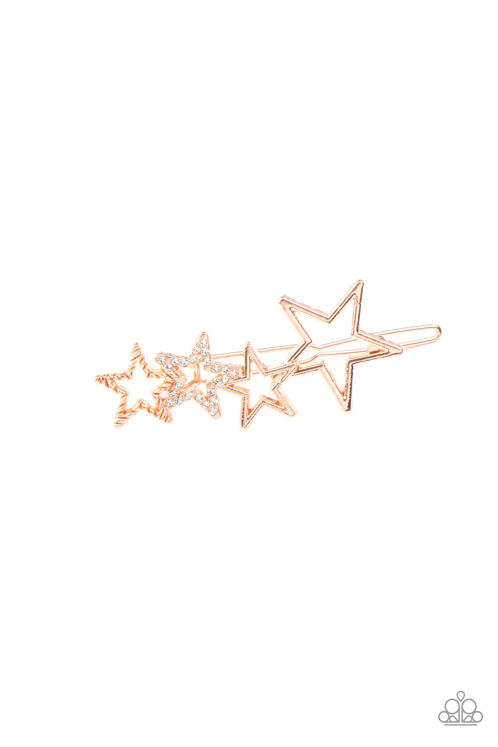 From STAR To Finish Paparazzi Hair Clip - Copper