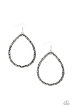Load image into Gallery viewer, Paparazzi ♥ Galaxy Gardens - Black ♥ Earrings
