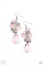 Load image into Gallery viewer, Before and AFTERGLOW Paparazzi Earring - Pink - October 2020 Fashion Fix
