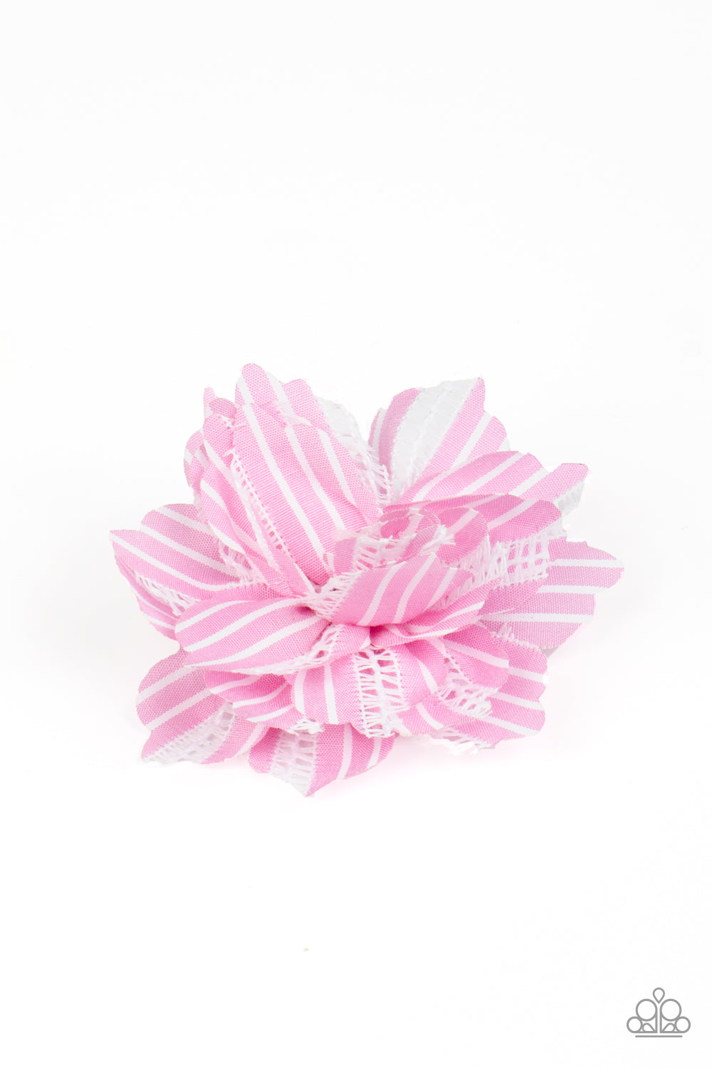 STRIPE For The Picking Paparazzi Hair Clip - Pink