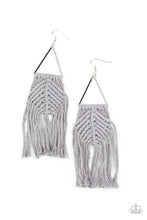 Load image into Gallery viewer, Macrame Jungle Paparazzi Earring - Silver
