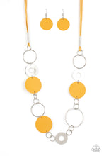 Load image into Gallery viewer, Sooner or LEATHER Paparazzi Necklace - Yellow
