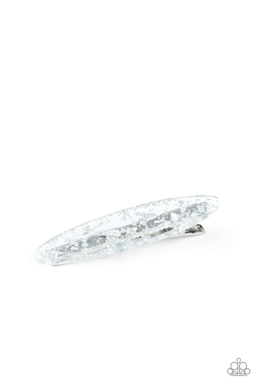 Confetti Couture Paparazzi Hair Clip - Silver