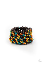 Load image into Gallery viewer, Cozy in Cozumel Paparazzi Wood Bracelet - Multi
