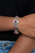 Load image into Gallery viewer, Flirty Finery Paparazzi Bracelet - Red
