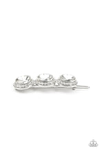 Load image into Gallery viewer, SPOTLIGHT It Up Paparazzi Hair Clip - White
