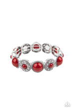 Load image into Gallery viewer, Garden Flair Paparazzi Bracelet  - Red
