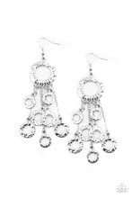 Load image into Gallery viewer, Right Under Your NOISE Paparazzi Earring - Silver
