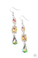 Load image into Gallery viewer, Outstanding Opulence Paparazzi Earring - Multi - Oil Spill - Life of the Party Fan Favorite
