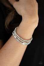 Load image into Gallery viewer, Elegant Essence Paparazzi Bracelet - Silver
