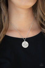 Load image into Gallery viewer, Give Thanks Paparazzi Inspirational Necklace - Silver
