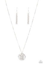 Load image into Gallery viewer, Light It Up Paparazzi Inspirational Necklace - Silver
