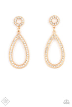 Load image into Gallery viewer, Regal Revival Paparazzi Post Earring - Gold - April 2021 Fashion Fix
