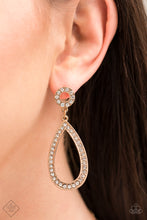 Load image into Gallery viewer, Regal Revival Paparazzi Post Earring - Gold - April 2021 Fashion Fix
