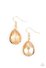 Load image into Gallery viewer, Drop-Dead Duchess Paparazzi Earring - Gold
