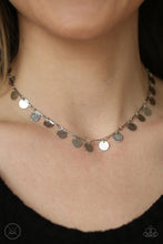 Load image into Gallery viewer, Musically Minimalist Paparazzi Choker Necklace - Silver
