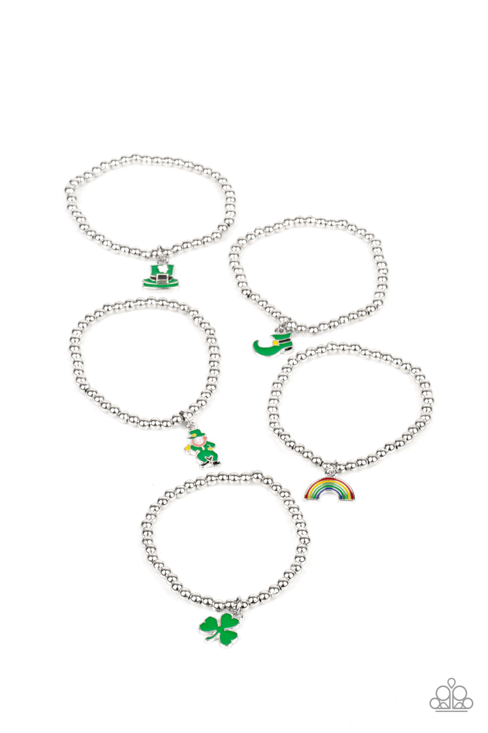 Paparazzi ♥ Starlet Shimmer Bracelet Set ♥ St. Patrick's Day
