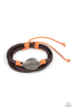 Load image into Gallery viewer, FROND and Center Paparazzi Urban Bracelet - Orange
