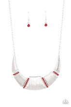 Load image into Gallery viewer, Going Through Phases Paparazzi Necklace - Red
