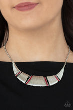 Load image into Gallery viewer, Going Through Phases Paparazzi Necklace - Red

