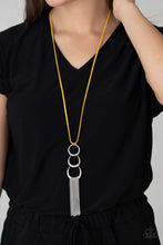 Load image into Gallery viewer, Industrial Conquest Paparazzi Necklace - Yellow
