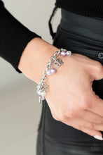 Load image into Gallery viewer, Retreat into Romance Paparazzi Charm Bracelet - Purple
