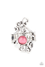 Load image into Gallery viewer, Glimmering Grapevines Paparazzi Ring - Pink - Moonstone
