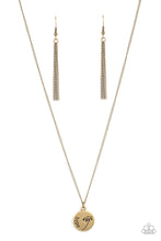 Load image into Gallery viewer, Hold On To Hope Paparazzi Inspirational Necklace - Brass
