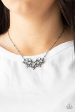 Load image into Gallery viewer, Deluxe Diadem Paparazzi Necklace - Black - Gunmetal
