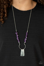 Load image into Gallery viewer, With Your ART and Soul Paparazzi Necklace - Purple
