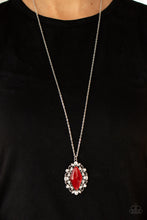 Load image into Gallery viewer, Exquisitely Enchanted Paparazzi Necklace - Red - Moonstone
