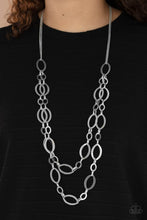 Load image into Gallery viewer, The OVAL-achiever Paparazzi Necklace - Silver

