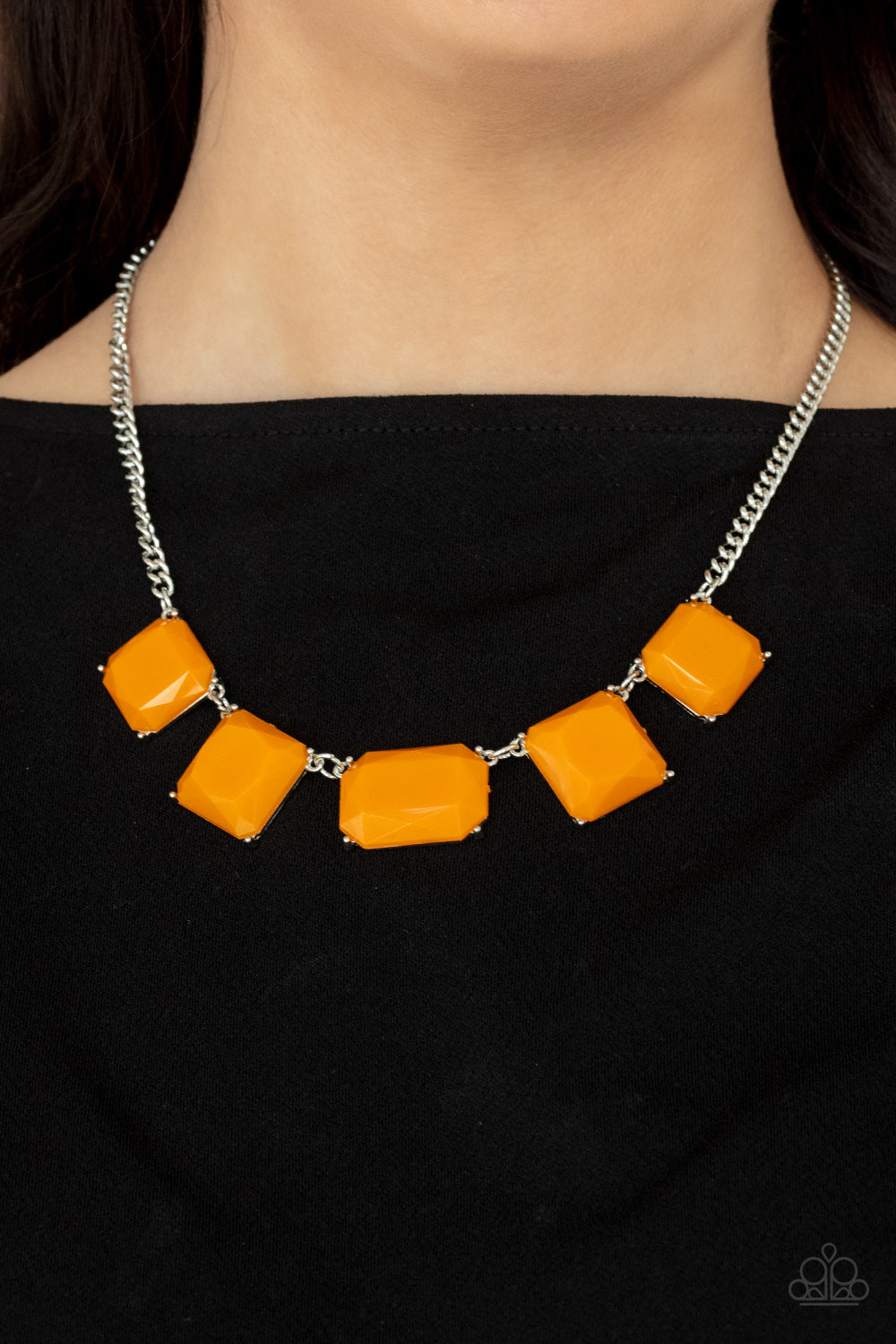 Instant Mood Booster Paparazzi Necklace - Orange