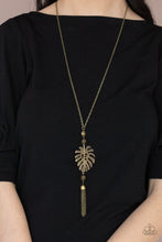 Load image into Gallery viewer, Palm Promenade Paparazzi Necklace - Brass
