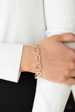 Load image into Gallery viewer, All That Mod Paparazzi Bracelet  - Rose Gold
