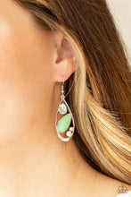 Load image into Gallery viewer, Harmonious Harbors Paparazzi Earring - Green
